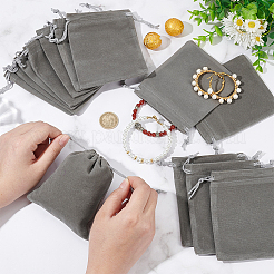 30Pcs Rectangle Velvet Drawstring Pouches&nbsp;TP-NB0001-61C