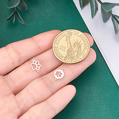 2Pcs 2 Styles 925 Sterling Silver Hollow Connector Charms&nbsp;STER-PH0004-21