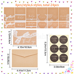 Thanksgiving Day Theme Kraft Paper Gift Card&nbsp;AJEW-WH0041-25