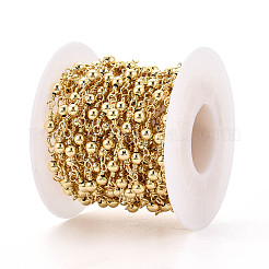 Brass Round Link Chains&nbsp;KK-N281-01G