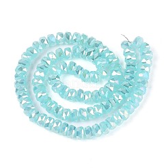 Electroplate Imitation Jade Glass Beads Strands&nbsp;EGLA-N022-05B-B03