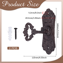Vintage Cast Iron Door Knob&nbsp;IFIN-WH0091-016EB