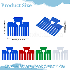 1 Set Acrylic Bowknot Maker Comb&nbsp;DIY-UN0006-56