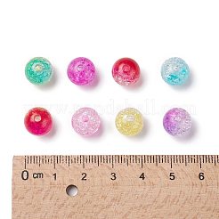 Transparent Crackle Acrylic Beads&nbsp;CACR-N002-M