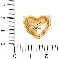 Valentine's Day Brass Micro Pave Clear Cubic Zirconia Pendants&nbsp;KK-C264-16A-G