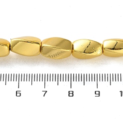 Electroplated Synthetic Non-magnetic Hematite Beads Strands&nbsp;G-P545-G03-8x12mm