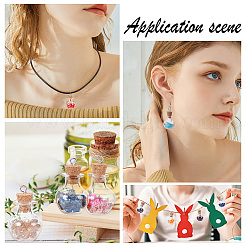 DIY Apple Shape Wish Bottle Pendant Decorations Making Kit&nbsp;DIY-DC0001-72