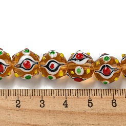 Handmade Lampwork Beads Strands&nbsp;LAMP-N025-05B