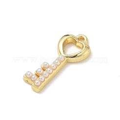 Brass & Imitation Pearl Pendants&nbsp;KK-A300-19G