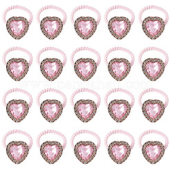 20Pcs Polyester & Rhinestone Girls Hair Accessories&nbsp;OHAR-TA0001-17