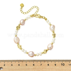 Natural Cultured Freshwater Pearl Beaded Bracelets for Women&nbsp;BJEW-JB13603-02