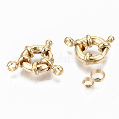Brass Spring Ring Clasps&nbsp;KK-S356-112G-NF