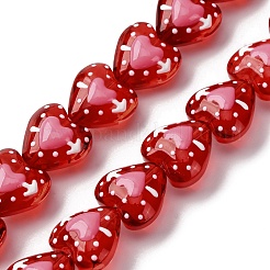 Glass Enamel Beads&nbsp;GLAA-Q125-01C