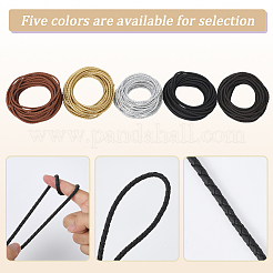 10M Round Imitation Leather Braided Cord&nbsp;WL-GF0001-32A-05