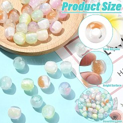 Pearlized Resin European Beads&nbsp;RESI-CJC0022-09