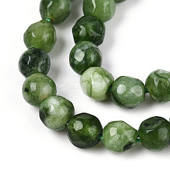 Dyed Natural White Jade Beads Strands&nbsp;G-T139-4mm-60-18