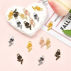 20Pcs 5 Colors Tibetan Style Alloy Pendants&nbsp;FIND-YW0008-50