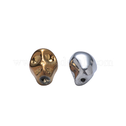 Electroplate Glass Beads&nbsp;EGLA-Q121-01