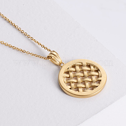 Vintage Punk Bohemian Stainless Steel Chinese Knot Pendant Necklaces for Women Men&nbsp;VU1484