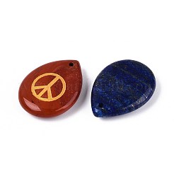 Natural & Synthetic Mixed Stone Pendants&nbsp;G-T142-47