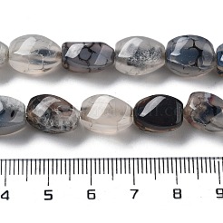 Natural Dragon Veins Agate Beads Strands&nbsp;G-G172-01V
