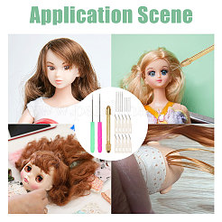 DIY Doll Hair Making Supplies Kits&nbsp;TOOL-GL0001-17