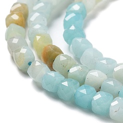 Natural Flower Amazonite Beads Strands&nbsp;G-J400-A08-03