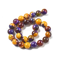 Natural Multi-Color Agate Beads Strands&nbsp;G-A261-B20-14mm
