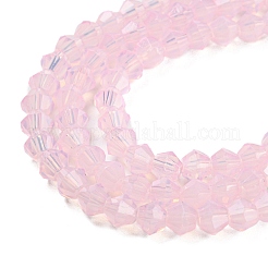 Baking Paint Transparent Glass Beads Strands&nbsp;DGLA-F029-J4mm-08