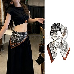 Polyester Square Scarf&nbsp;AJEW-Z049-01C