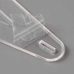 Transparent Acrylic Earring Display Stands&nbsp;EDIS-WH0029-16A