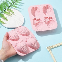Realistic Heart & Brain Fondant Molds&nbsp;CJC-WG57624-01