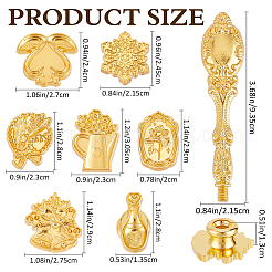 7Pcs 7 Styles Zinc Alloy Stamp Head&nbsp;AJEW-CP0008-57