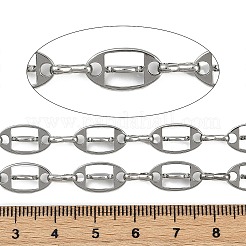 304 Stainless Steel Oval Link Chains&nbsp;CHS-C017-10P