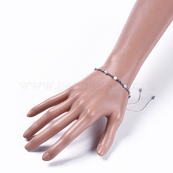 Adjustable Nylon Thread Braided Beaded Bracelets&nbsp;BJEW-JB04376-04