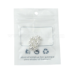 10Pcs Round Brass Magnetic Clasps with Loops&nbsp;KK-FS0001-34S