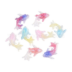 Luminous Transparent Resin Cabochons&nbsp;RESI-N047-01