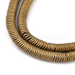 Electroplated Synthetic Non-magnetic Hematite Beads Strands&nbsp;G-H020-M01-27