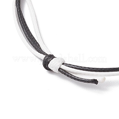 2Pcs Adjustable Waxed Polyester Cord Bracelets&nbsp;BJEW-JB11788