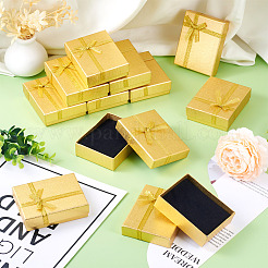 Rectangle Paper Jewelry Set Storage Boxes with Bowknot&nbsp;X1-CON-TAC0014-04F