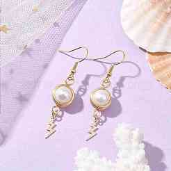 Natural Cultured Freshwater Pearl Dangle Earrings&nbsp;EJEW-JE05738-02