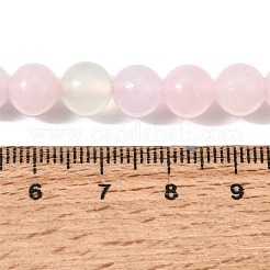 Natural New Jade & Rose Quartz & Dyed White Jade Beads Strands&nbsp;GG-CBA3BF1-A01-8mm