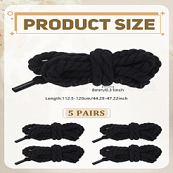 5 Pairs Cotton Shoelaces&nbsp;FIND-LP0008-70