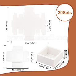 Cardboard Paper Gift Storage Boxes&nbsp;CON-WH0086-055A