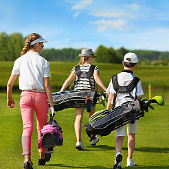 Neoprene Golf Ball Storage Bag with Hook&nbsp;AJEW-WH0455-323K-1