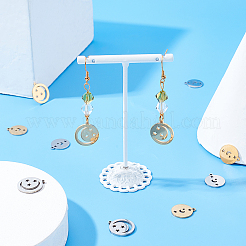 16Pcs 4 Style 201 Stainless Steel Pendants&nbsp;STAS-DC0006-14