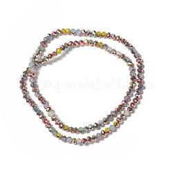 Electroplated Glass Beads Strands&nbsp;GLAA-G097-02C-01