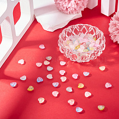 110Pcs 11 Colors Frosted Transparent Acrylic Beads&nbsp;OACR-TA0003-52