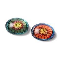 Glass Cabochons&nbsp;GLAA-B011-08