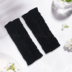 1 Pair Nylon Warm Fingerless Gloves&nbsp;AJEW-CY0002-22A